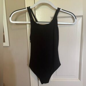 Capezio Strappy Black Dance Leotard Size:Child’s Large